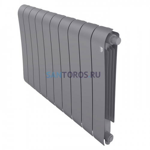 Радиатор биметаллический Royal Thermo Infinity 500 Silver Satin VR - 10 секционный (НС-1658386 РОЯЛ ТЕРМО)